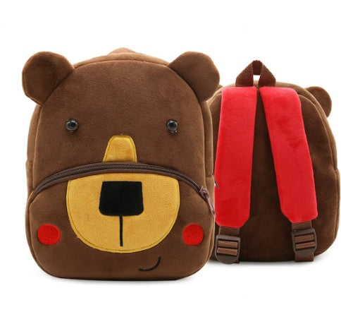 Backpack  Soft Plush  Toddler  Kindergarten School Bags