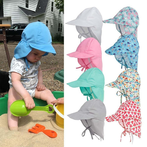For 3 Months To 5 Years Old  UV Protection Outdoor Essential Sun Caps