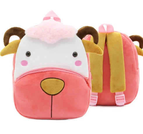 Backpack  Soft Plush  Toddler  Kindergarten School Bags
