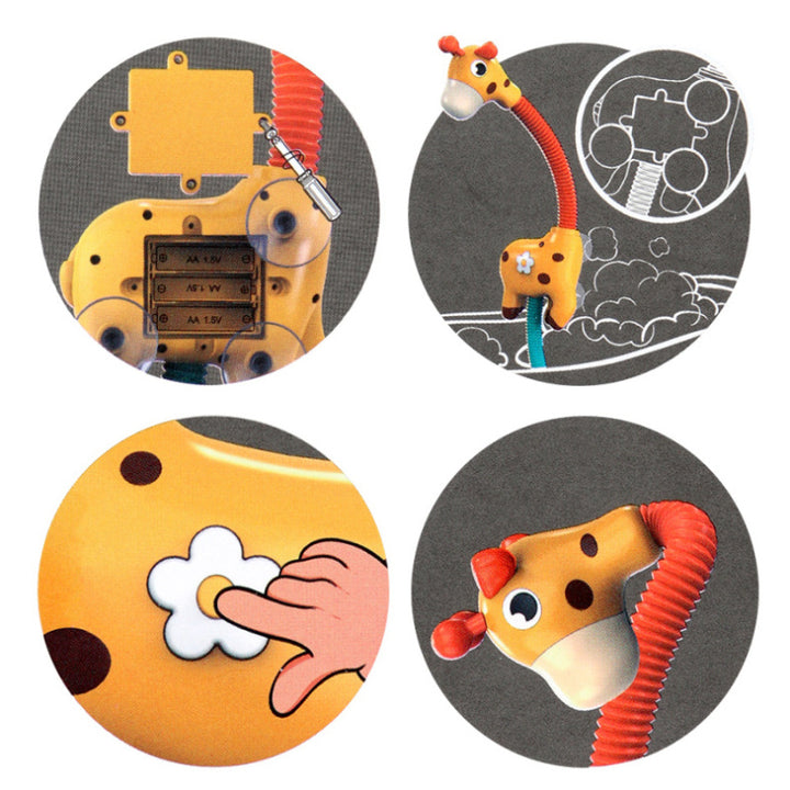 Toy Electric Giraffe Shower Baby Spray Bathtub Toy