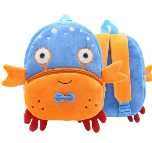 Backpack  Soft Plush  Toddler  Kindergarten School Bags