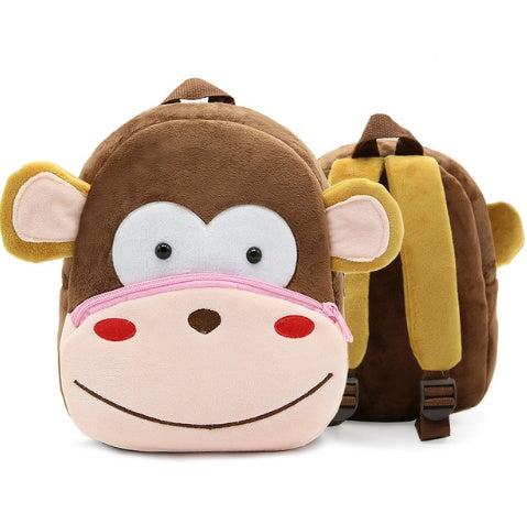 Backpack  Soft Plush  Toddler  Kindergarten School Bags