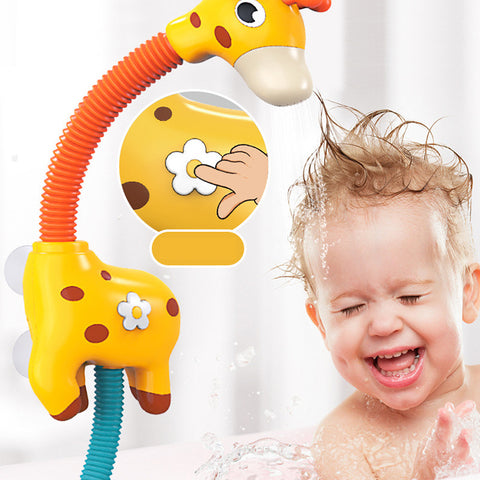 Toy Electric Giraffe Shower Baby Spray Bathtub Toy