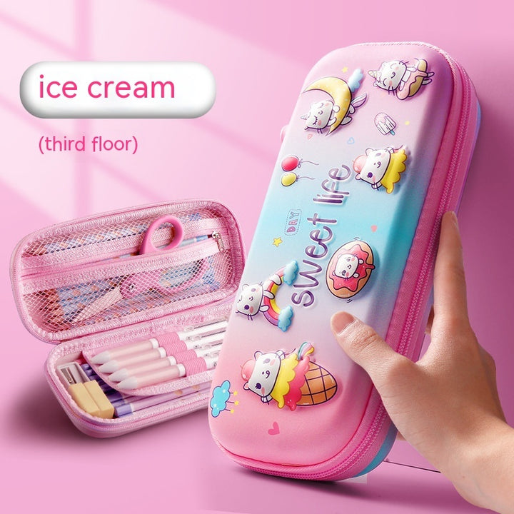 Three-dimensional Pencil Case Box
