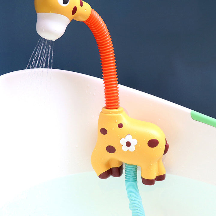 Toy Electric Giraffe Shower Baby Spray Bathtub Toy